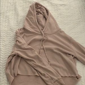 Cropped hoodie long sleeve